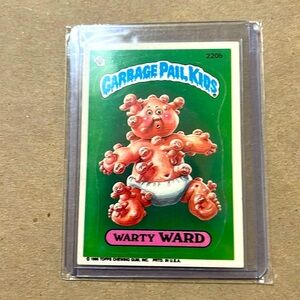 Topps Garbage Pail Kids trading card.